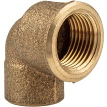 Ibp Bänninger - Rotguss-lötfitting Übergangswinkel 90°, 18 Mm X 3/4 Zoll Ig - Typ 4090g, Dvgw