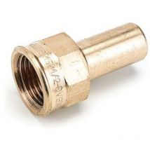 Banyo - Kupfer Pressfitting Sudo-Press Einsteck-Übergangsverschraubung Innengewinde 18 mm - 3/4' Kontur v dvgw