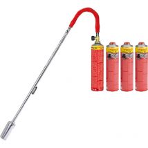 Rothenberger Industrial - Breitstrahlbrenner Turbo Plus inkl. 4x Multigas (je 600 ml) - 1500005297