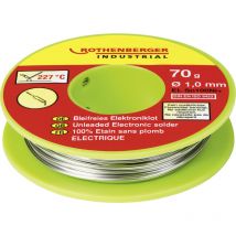 Rothenberger - Industrial Bleifreies Elektroniklot 70g Lötzinn, bleifrei