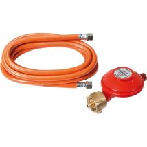 Set 3,0 m Gasschlauch & Druckregler Propan 50 mbar 2X g ¼ Zertifiziert en 16436-1 - 1500005308 - Rothenberger Industrial