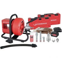 Rothenberger - Nettoyeur de tuyaux sans fil rodrum VarioClean f.Rohr-D.40-100mm 18 v 8 Ah