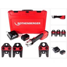 Rothenberger - romax 4000 Ensemble de presse série m eu Assortiment 18 v Li-Ion Sertisseuse sans fil Li-Ion + Coffret de transport + 1x Batterie 4,0