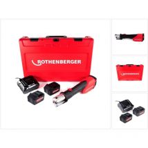 Rothenberger - romax 4000 Pressatrice elettroidraulica in valigetta + 2x Batterie 4,0 Ah + Caricabatterie