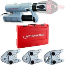 Rothenberger Romax Ac Eco Pressmaschine 230 V Inkl. System-box, Pressbacken G 16, 20, 26