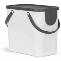 Rotho Mülltrennungssystem Albula 25 l 40 x 23,5 x 34 cm Recyclingbehälter Eimer