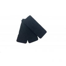 Bio Jeu de 3 filtres de rechange pour seau à compost avec filtre à charbon actif, Filtre à charbon actif, noir, (15.4 x 6.3 x 0.8 cm) (7610859038029)