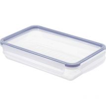 Kühlschrankdose Click & Lock, 1 l flach horizon blau Vorratsdose - Rotho