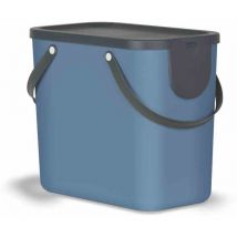 Rotho Mülltrennungssystem Albula 25 l horizon blue Recyclingbehälter Müll- & Abfalleimer