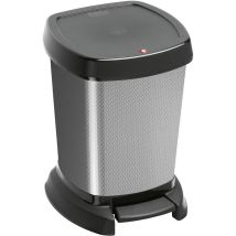 Rotho Poubelle À Pédale Carbone 6l