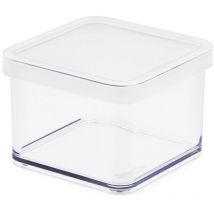 11603 Rectangular Caja 0,5 l Transparente, Blanco - Rotho