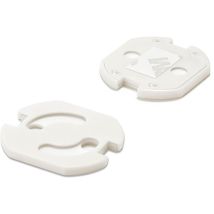 Drehbarer Steckdosenschutz zum Aufkleben, weiß (Blisterpackung à 6 Stück) Inofix 66525
