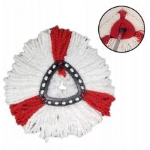 Rotierender Moppeinsatz 38 cm rot und weiß