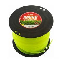 Rotolo 2 Kg filo Giallo Fluo Quadro diametro 3 mm Lunghezza 234 metri