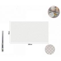 Trade Shop - kleberolle aluminium 40CMX3MT für schubladen möbel schränke küche tapete 70505 -