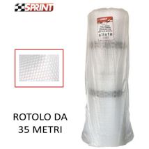 Film imballo Mister Bolle – 1m x 35m – Polietilene ad alta densità – Protezione contro urti e graffi