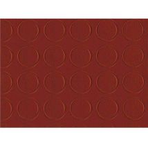 Pavimento Pvc Bolflex Bollo Rosso 1,2mm H100cm