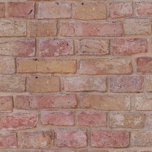 Rotolo di carta da parati di alta qualità rosso mattone 0,53 x 10 m 2603-6 ICH