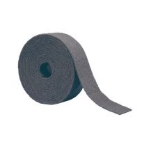 Rotolo di vello abrasivo L.10m P.100mm rosso-marrone finissimo 10m / rl Promat