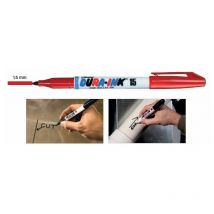 Rotulador de punta fina rojo tipo bola dura-ink 15 markal