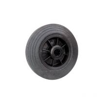 Guitel - Roue à bandage caoutchouc Manutal noir Ø250mm axe 25mm