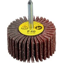 Klingspor - Roue à lamelles km 613 D.30xH15 mm granulation 80 corindon d. de la tige 6 mm