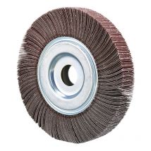 Roue a lamelles en toile avec trou 165 x 50 x 54 mm grain 120