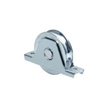 Roue 1 roulement à platine interne à gorge v 80MM charge de 160KG - comunello - 335V-80 faac comunello