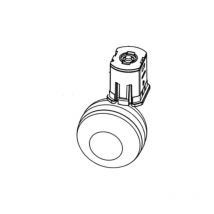 Worx - Roue avant complète robot tondeuse WR147E
