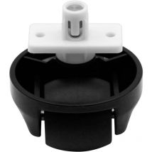 Roue avant, Silent Wheel, roue avant silencieuse, roue avant, pneu pour Roborock S8 / S8 Plus / S8 Pro Ultra Accessoire de robot aspirateur (noir)