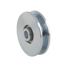 Estebro – Roue de portail Carrée 10 mm – Ø 120 mm – Mode de fixation, Matières, Charge maximale, Quantité par pack