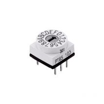 Hartmann - Commutateur de codage hexadécimal 0-9/A-F pt 65 103 Positions de commutation 16 1 pc(s) D73185