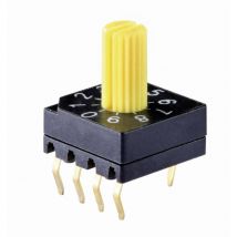 Knitter-switch - Commutateur de codage hexadécimal 0-9/A-F drs 4016 Positions de commutation 16 1 pc(s)