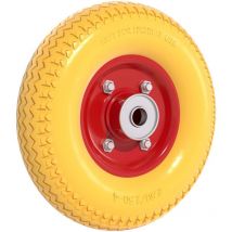 Wiltec - Roue en mousse pu 2.80/2.50-4 en caoutchouc solide anti-crevaison