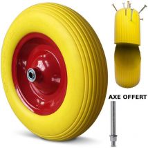 Outile - Roue de Brouette Increvable 3.50-8 260Kg + Axe ø 20mm