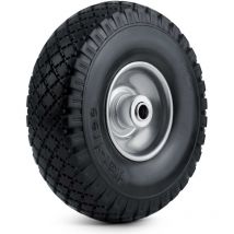 Roue de brouette tubeless 3.00-4 noir et argent Humberg