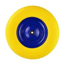 Geko G71023 Roue en pu, 4.00-8 Blossom, Multicolore