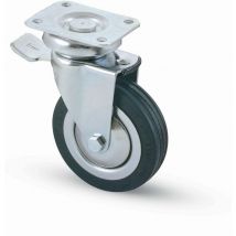 Roue mobile art.155/bis d.100 tôle/frein