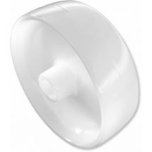 Cyclingcolors - Roue de chariot en pvc 80x30mm alésage 12mm blanc usage industriel atelier garage plastique rigide pleine