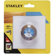 Brosse de tête de ponçage Ø 50x20 mm. Grain 80.