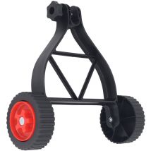 Roue de support de tondeuse à gazon au lithium, réglable en hauteur, roue de support de coupe-bordures universelle portable pour le jardinage