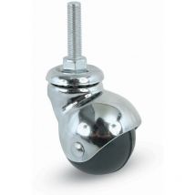 4 x bl roue pour mobile art.165 / b p.40 mm pin 2 pcs