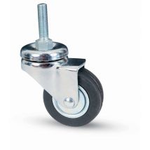 4 X Bl Ruota Mobile C/cuscinetto 150/b D 50 Perno 2 Pz