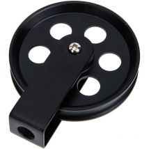 Roue en fer pour applique murale Roue de poulie rétro noire Roue de poulie en fer vintage pour lampe suspendue