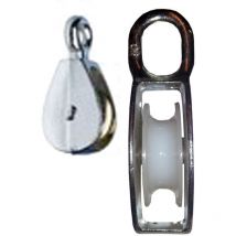 Roue en nylon à œil rigide à poulie simple AVL 30 mm