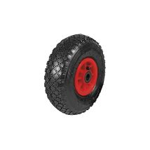 Roue gonflable 260 x 85 mm – Diable / Chariot – Charge maximale 136 kg – Plastique – Roue pour matériel d'atelier