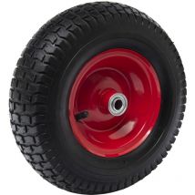 Roue gonflable axe déporté ø 330 x 95 mm
