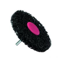Roue Mousse Abrasive Compressée • Ø10013mm • Grain : 40 • Pour Ponçage des Métaux - Tivoly