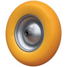 Roue mousse pu 400/100 Axe17mm