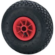 Roue Pneumatique Avec Noyau Polyamix Et Axe Lisse, Max. Charger. 175 Kg, Ø 26 Cm